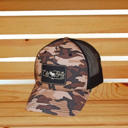 Camo/Black Mesh Unisex Cap
