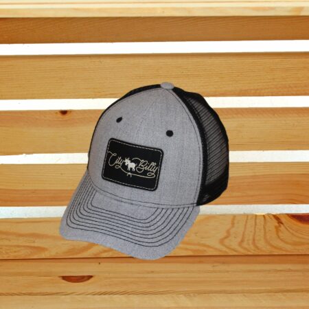 Grey/Black Mesh Unisex Cap