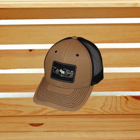 Camel/Black Mesh Unisex Cap