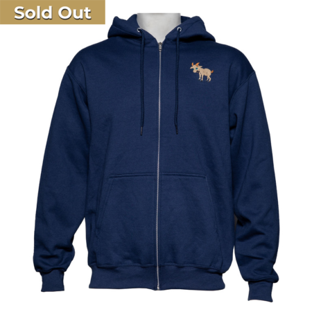 Blue Unisex Zippie (Hoodie)