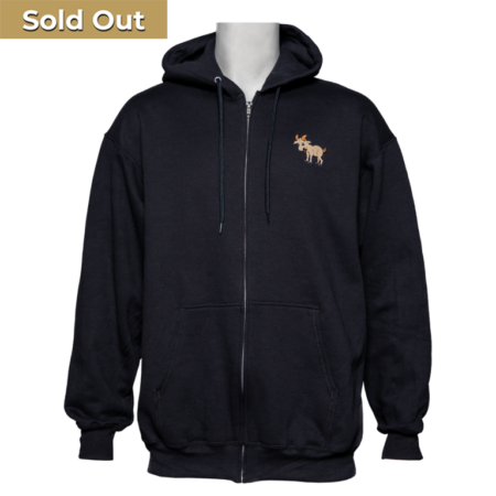 Black Unisex Zippie (Hoodie)